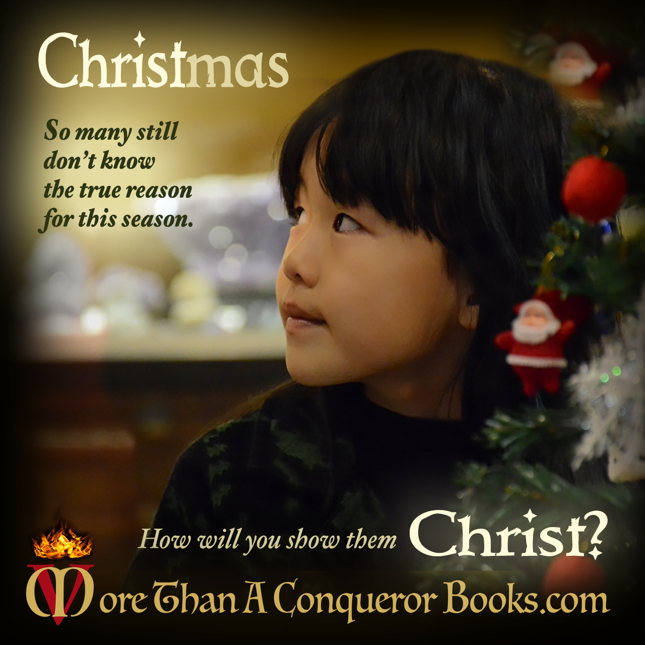 Christmas-So many don't know the true meaning-how will you show them Christ-Mikaela Vincent-MoreThanAConquerorBooks.jpg