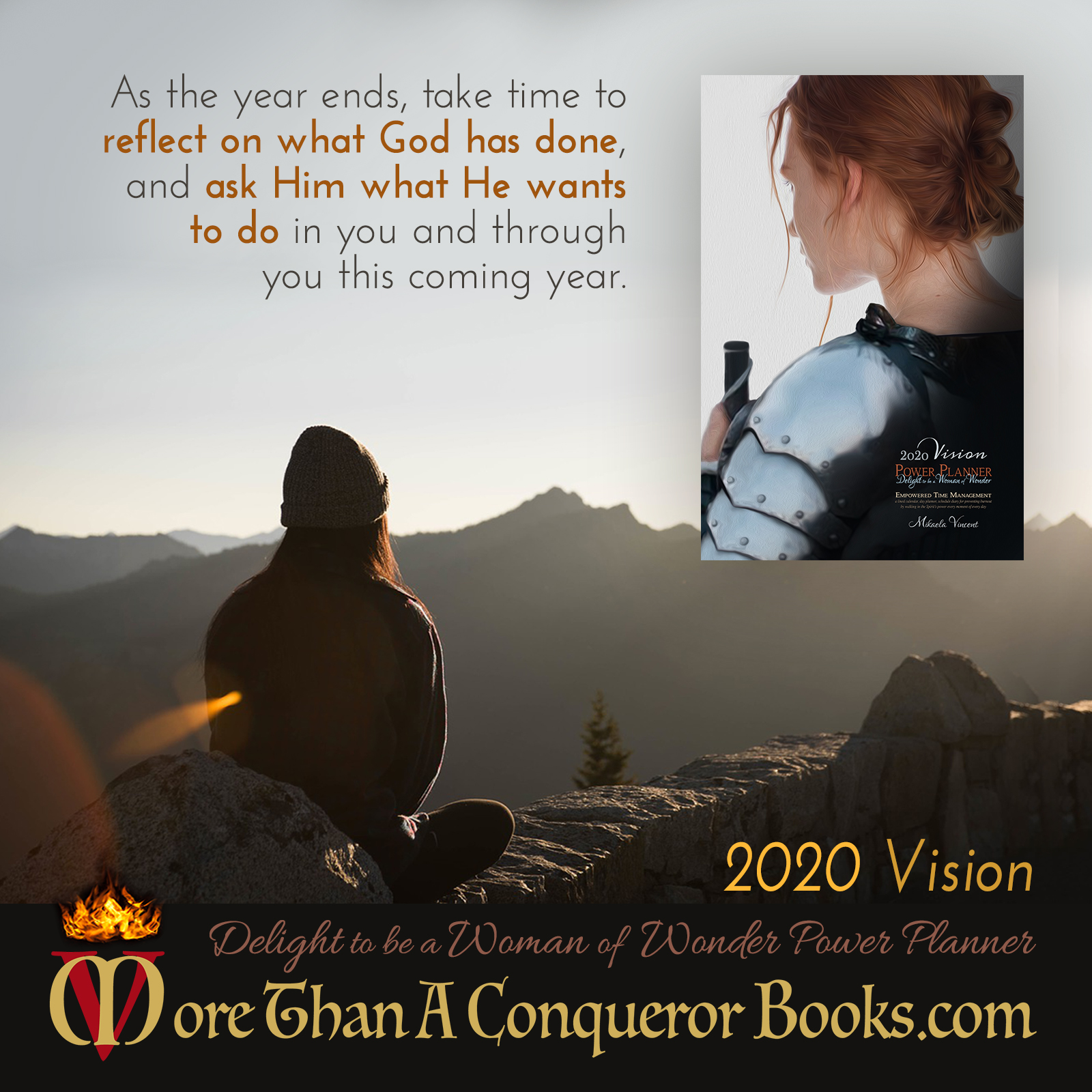 New Year-2020 Vision Power Planner-Reflect on old year-Mikaela Vincent-MoreThanAConquerorBooks